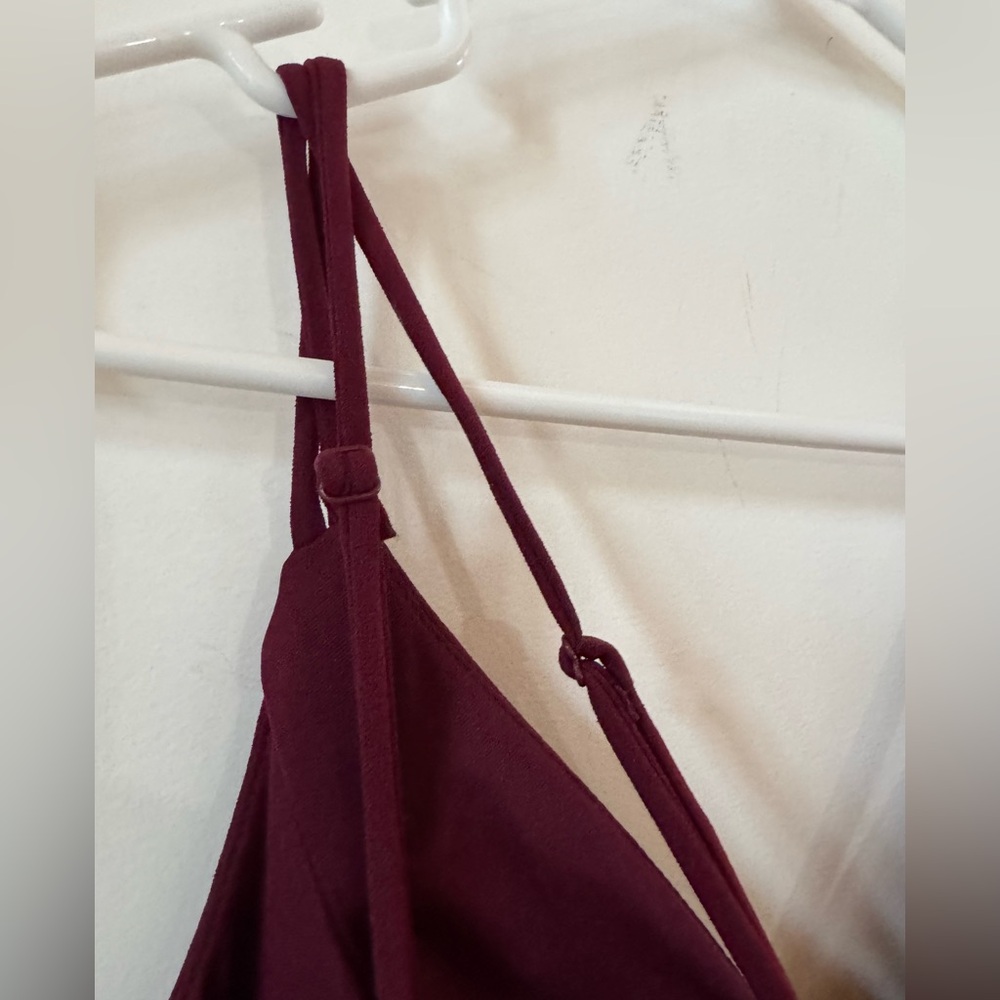 B Darlin Red Wine jr Embroidered Mini Fit & Flare Dress Size 15/16 - Picture 5 of 7